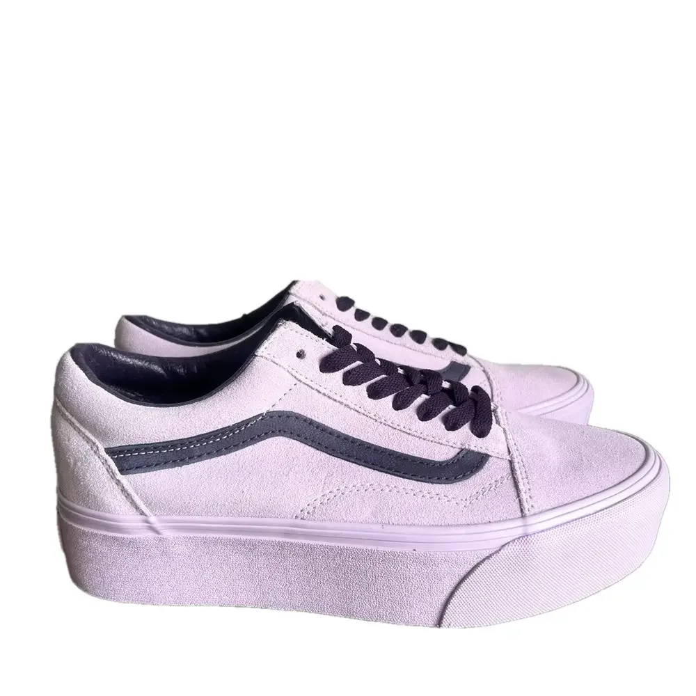Vans NEW Unisex Old Skool Suede Lavender Shoe Size 8 or 9.5 #217